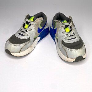Nike Air Max Exceed Sneaker Toddler 7C Gray Blue Green Running Shoe: Size 9C